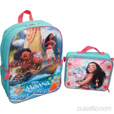 Girls Moana Backpack 16 & Detachable Lunch Bag